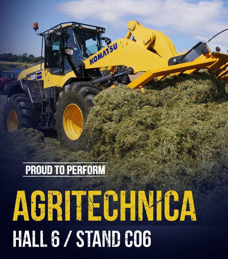 Komatsu auf der Agritechnica 2019