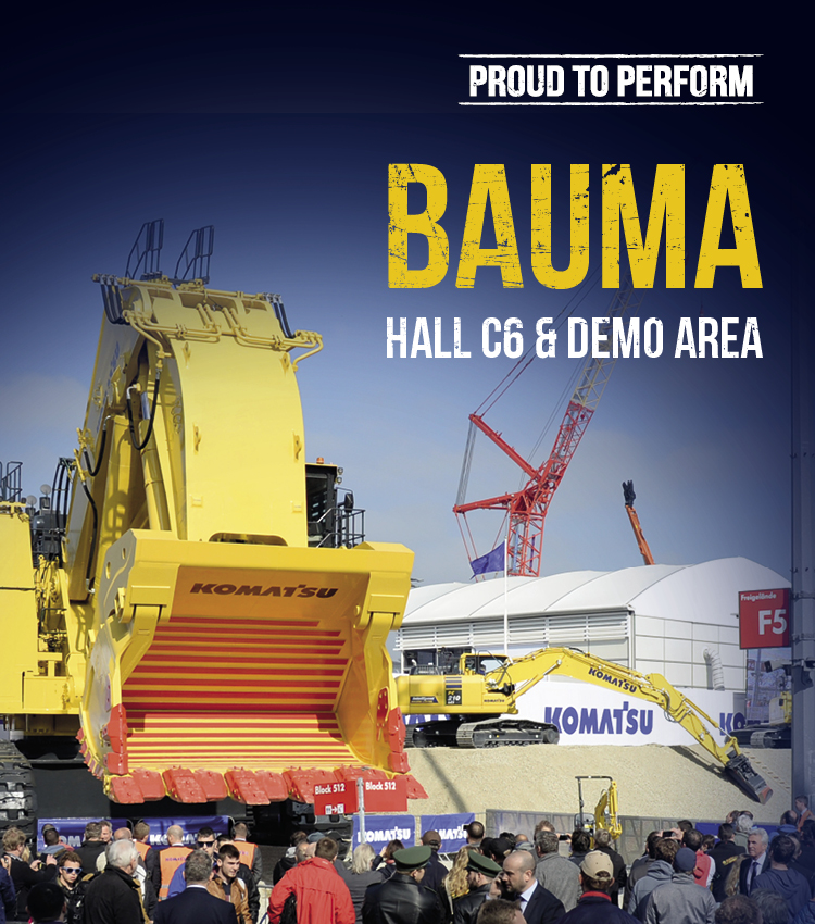 banner Komatsu bauma 2019