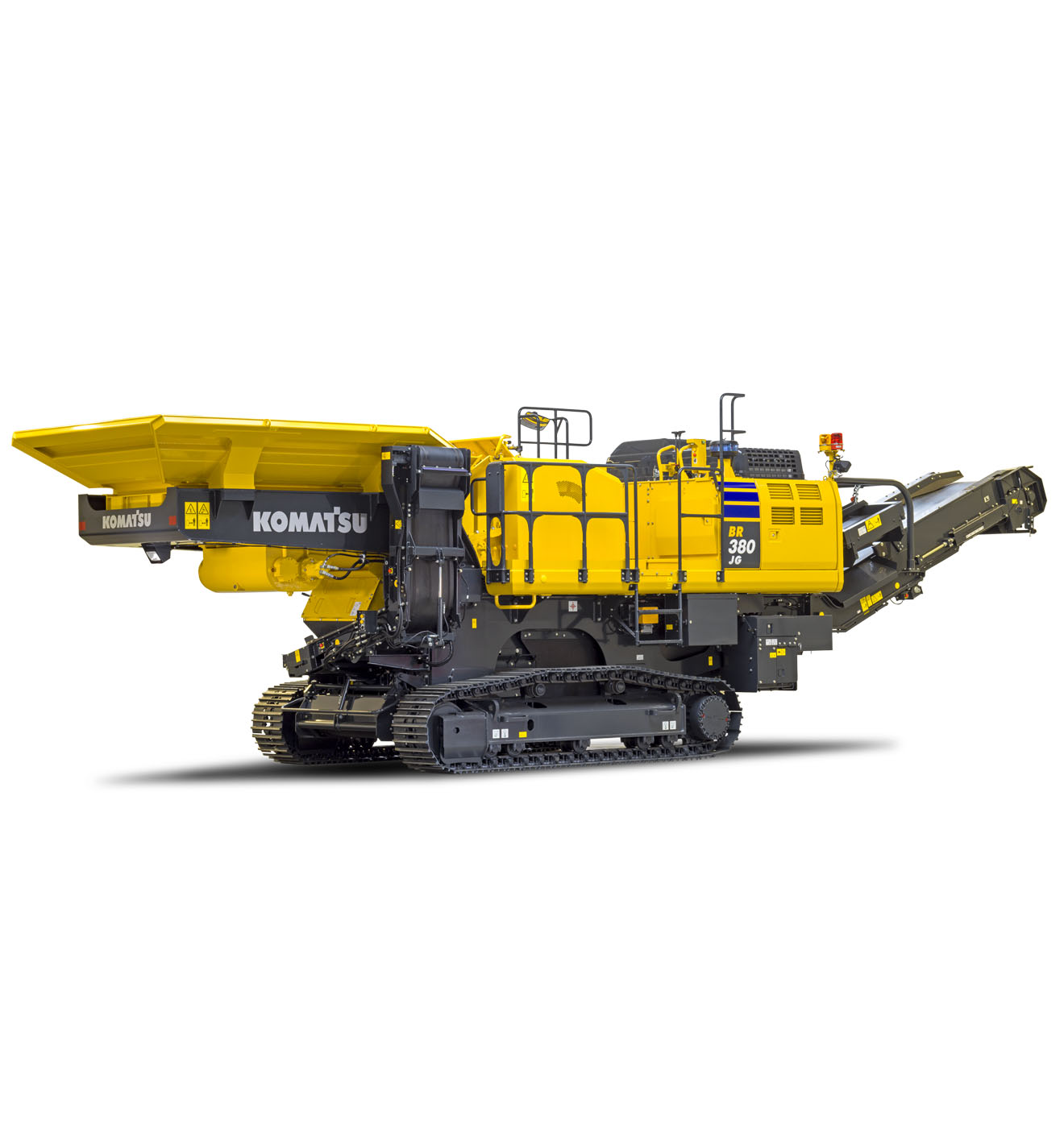 Komatsu Europe introduces the new BR380JG-3 mobile jaw crusher