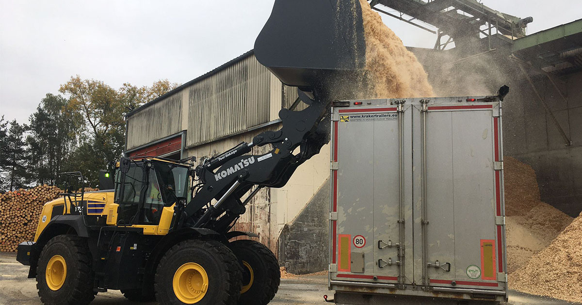 Europe's largest lumber manufacturer opts for Komatsu industrial wheel loaders