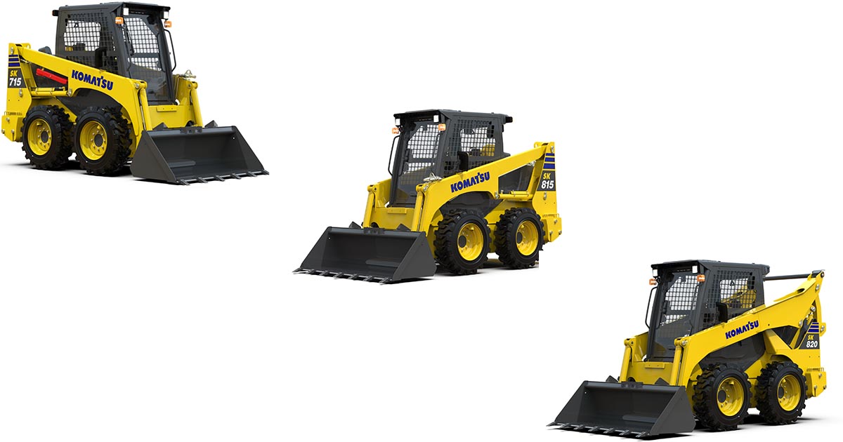 KOMATSU コマツ　SKID STEER LOADER New generation of CK and SK skid steer loaders - bauma 2025