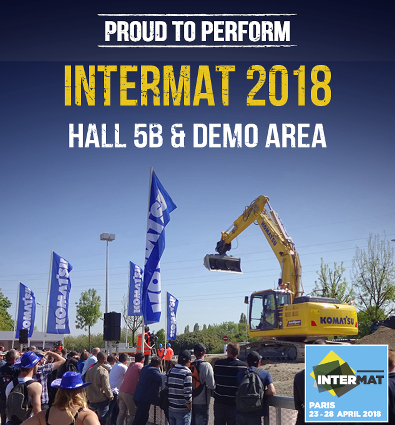 Komatsu at Intermat