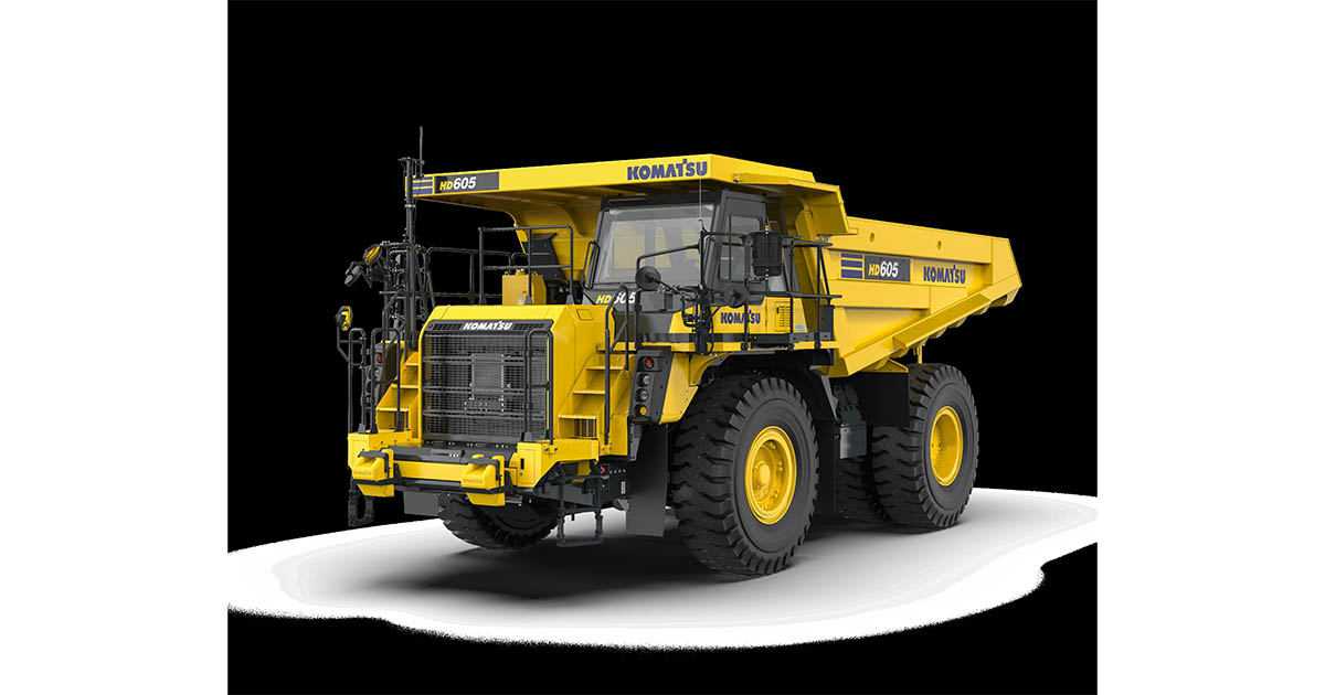 Komatsu Europe announces HD605-10 rigid dump truck