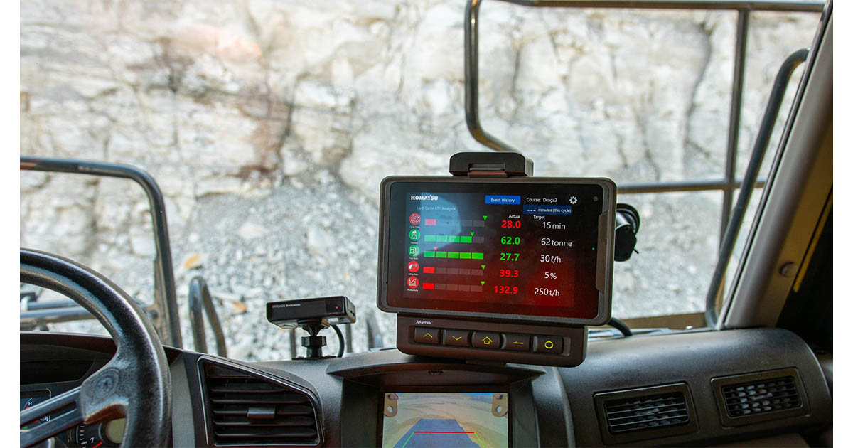 Komatsu Operator Guidance Monitor