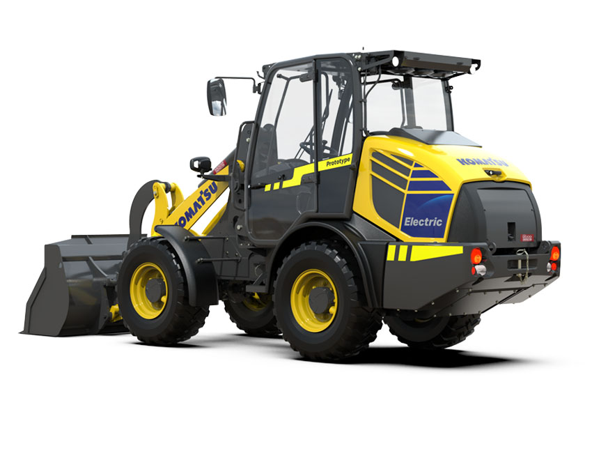 Komatsu to demonstrate fully electric wheel loader prototype