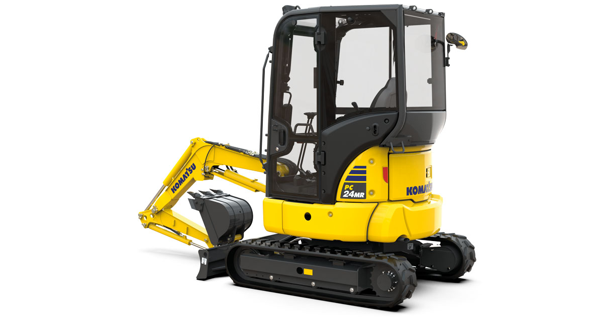 Komatsu Europe Announces PC24MR 5 Mini Excavator