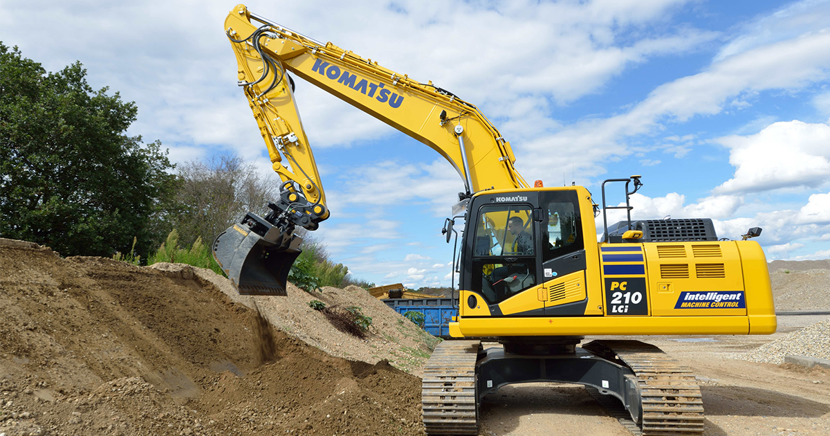 Komatsu Europe introduces PC210LCi11 hydraulic excavator