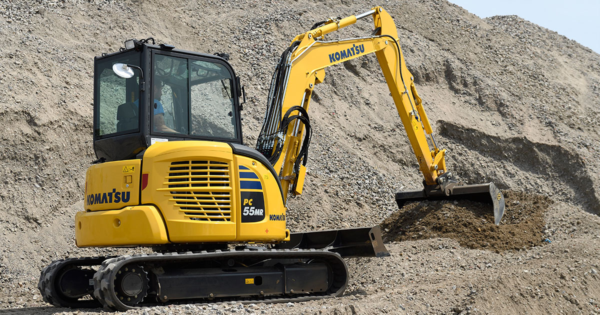 Komatsu Mini Excavator PC55MR5