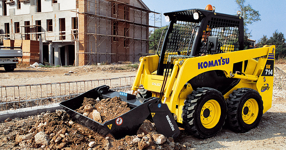 KOMATSU コマツ　SKID STEER LOADER Komatsu Skid Steer Loader SK714-5