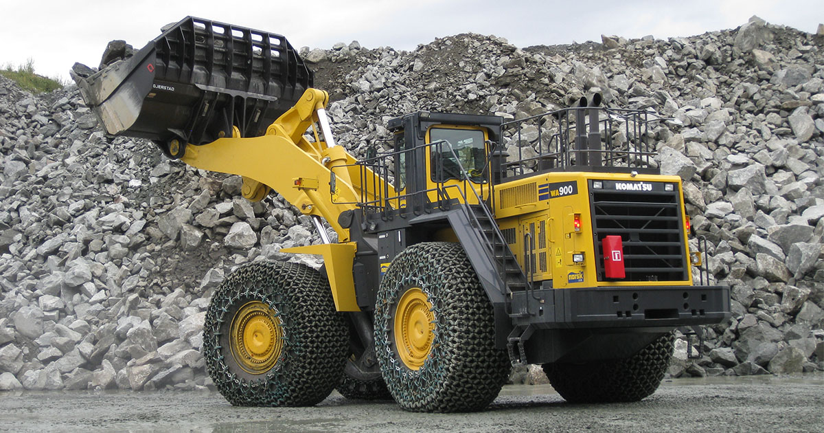 Komatsu 希少 JOAL KOMATSU WA900-3 ホイールローダー 1/50 Wheel