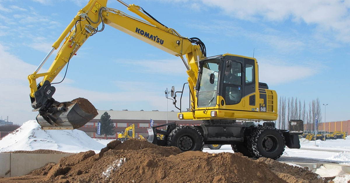 Komatsu Wheeled Excavator PW148-8 Komatsu Wheeled Excavator PW148-8