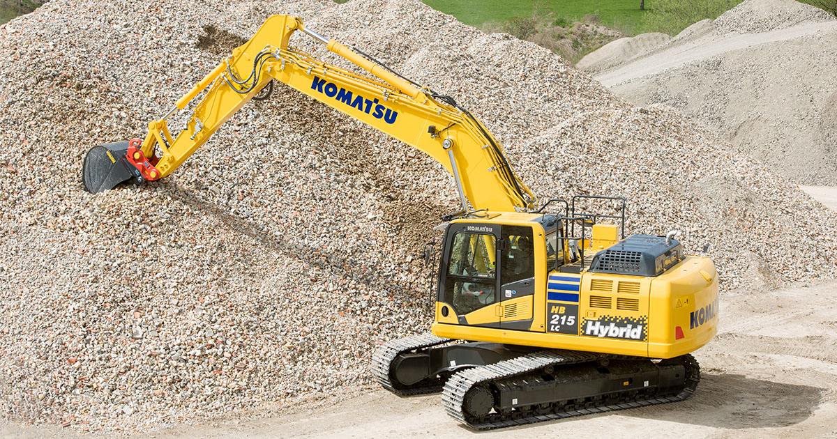 Komatsu Hybrid Crawler Excavator HB215LC-2
