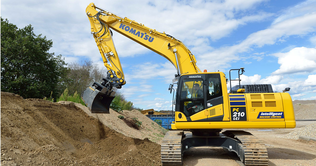 Komatsu Intelligent Machine Control Excavator PC210LCi-11