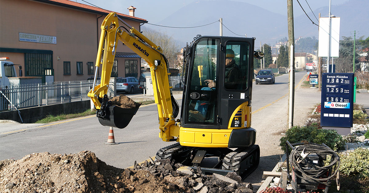 Komatsu Mini Excavator PC26MR-3