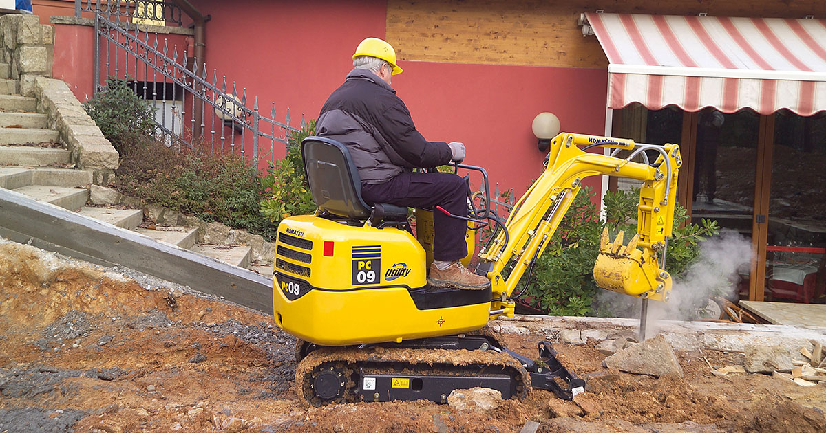 Komatsu Mini Excavator PC09-1 Komatsu Mini Excavator PC09-1