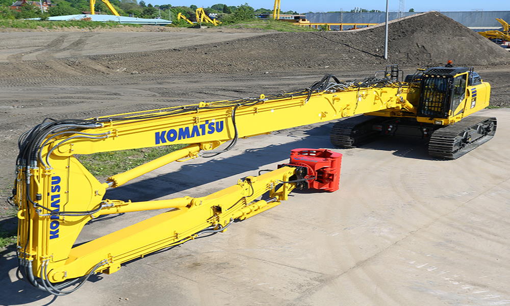 Komatsu remote control excavator shop