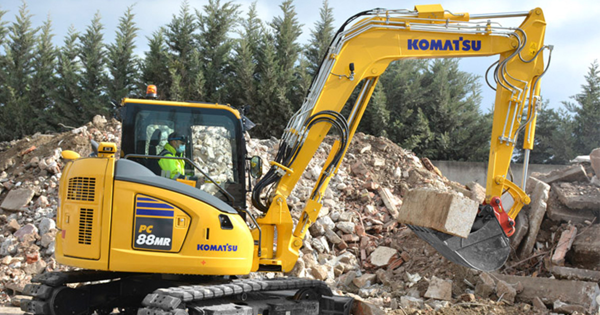 Komatsu Crawler Midi Excavator PC88MR11
