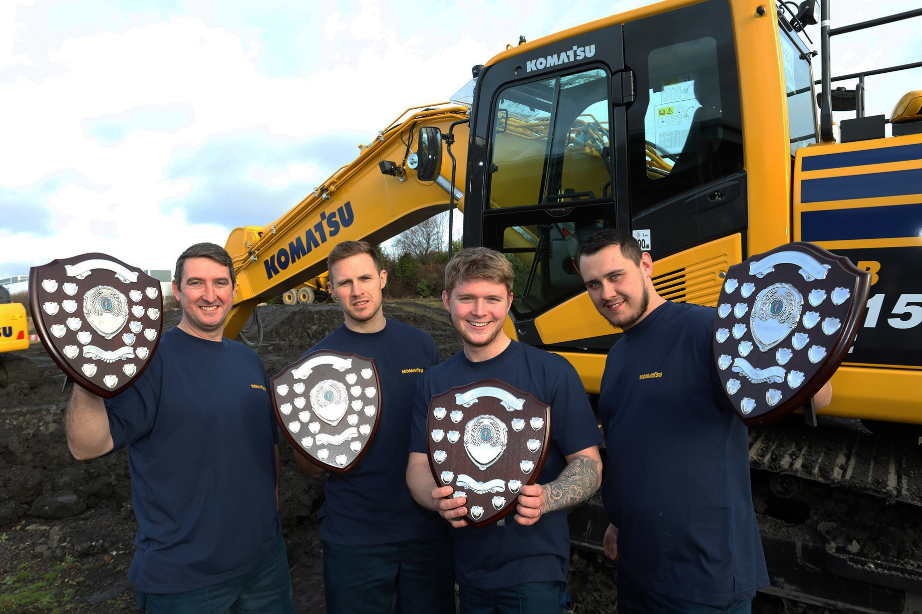 Komatsu engineering olympians step up to the podium