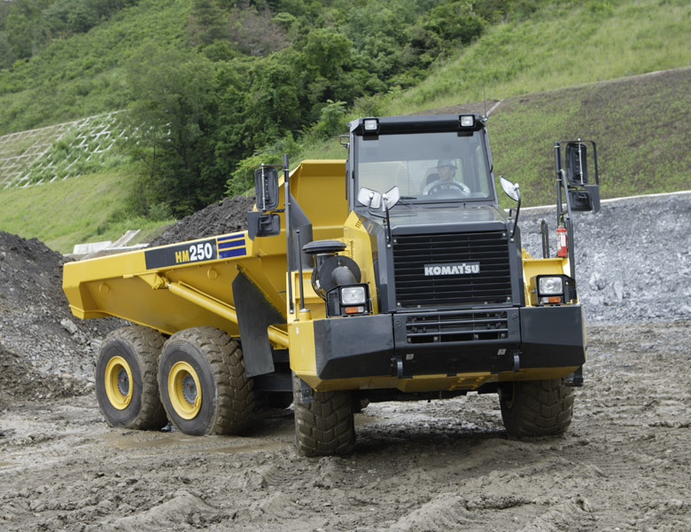 公式 Archive: Product Komatsu HM250-2 Truck Dump Articulated ミニカー