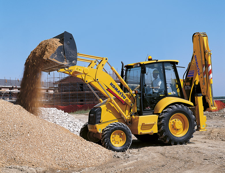 Archive products: Komatsu Backhoe Loader WB97R-2