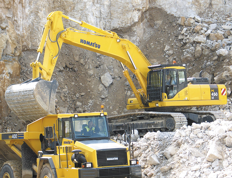 Komatsu PC450LC-8 excavator specs (2007 - 2013) | Diggers