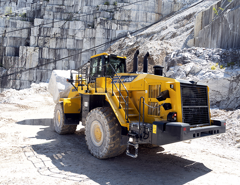 WA600-8 Stone Handler