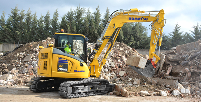 Komatsu Crawler Midi Excavator PC88MR-11