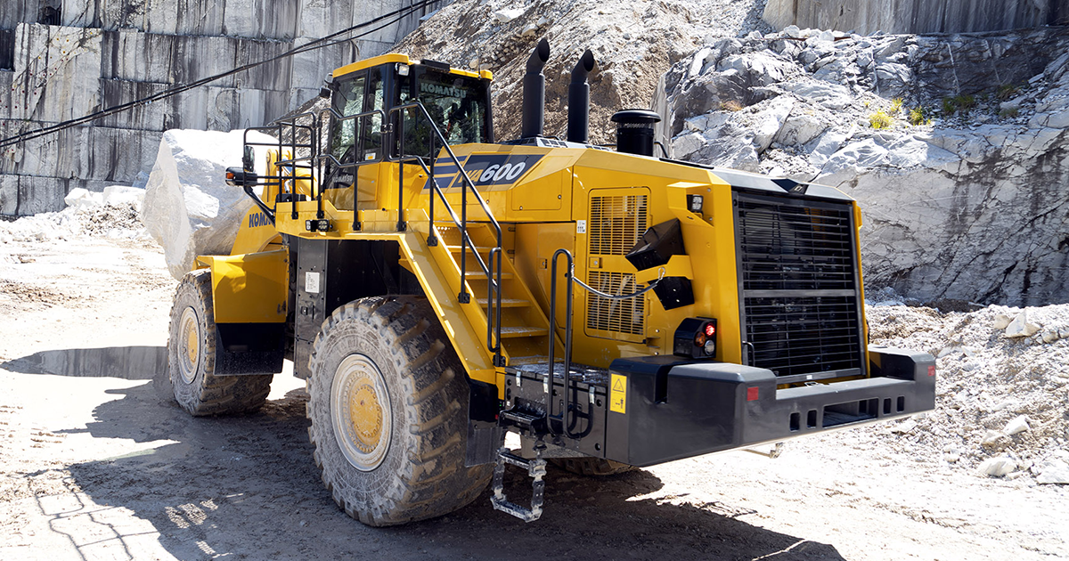 Komatsu Wheel Loader WA600-8 Stone Handler Komatsu Wheel Loader WA600-8 Stone Handler