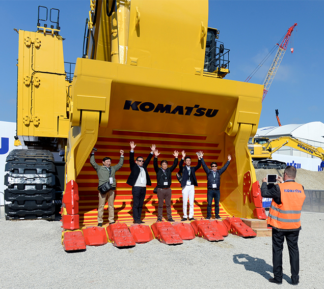 Komatsu à Bauma 2019