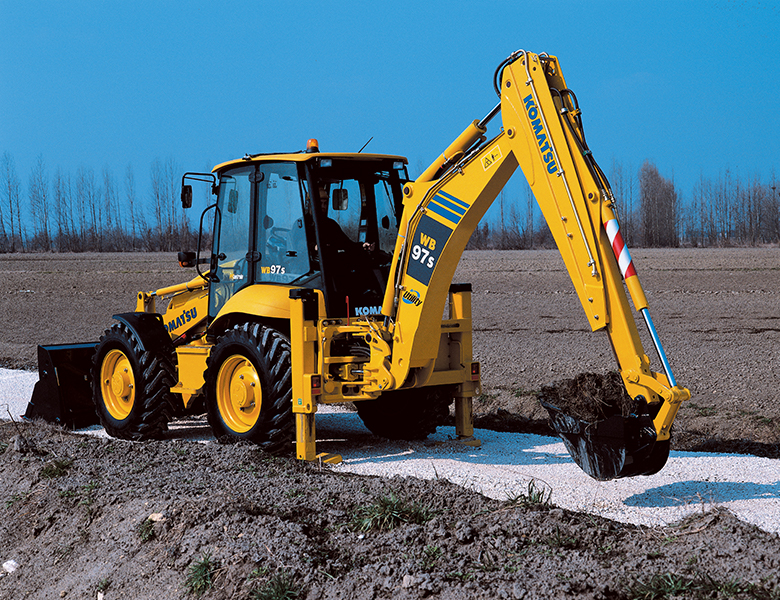 Komatsu Chargeuse Pelleteuse WB97S 5 Komatsu